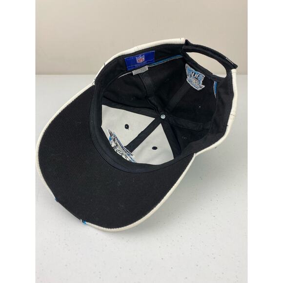 VTG Y2K Reebok NFL Carolina Panthers all-over print graphic strapback hat - Picture 7 of 7